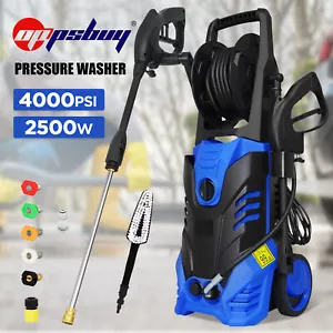 High Pressure Water Washer Electric 4000 PSI Pump 270 Bar 10M Hose Jet Gurney - Picture 1 of 12