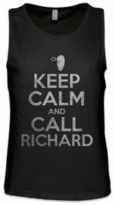 Keep Calm And Call Richard Men Tank Top Boardwalk Nucky Empire Atlantic Harrow - Picture 1 of 1