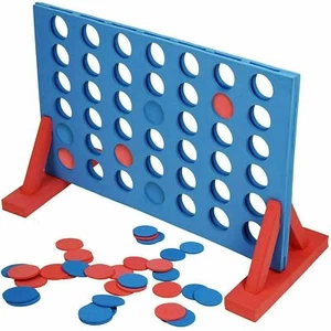 Giant Connect 4 Kids Outdoor Game Garden Activities Summer Fun Toys Indoor - Picture 1 of 3