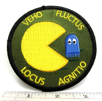 Vintage Veho Fluctus Locus Agnitio Pac Man 34th Special Ops ? Jacket Patch USAF - Image 1 of 3