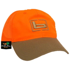 NEW BANDED GEAR UPLAND HUNTING HAT TRUCKER CAP BLAZE ORANGE TAN W/ "b" LOGO - Picture 1 of 3