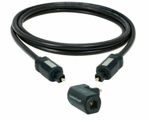 Toslink Digital Audio Kabel Optisches Kabel + Toslink-Winkelstecker 0.7m bis 10m