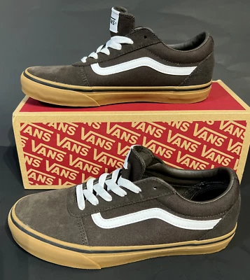 Niños Talla 3 Y Tenis VANS WARD TURCO COFF GAMUZA Patineta Patín EUR 34 Foto 1 de 4