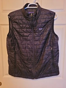 Chaleco Patagonia Nano Puff Para Hombre XL Puffer Cremallera Completa Primaloft Acolchado Negro - Imagen 1 de 7