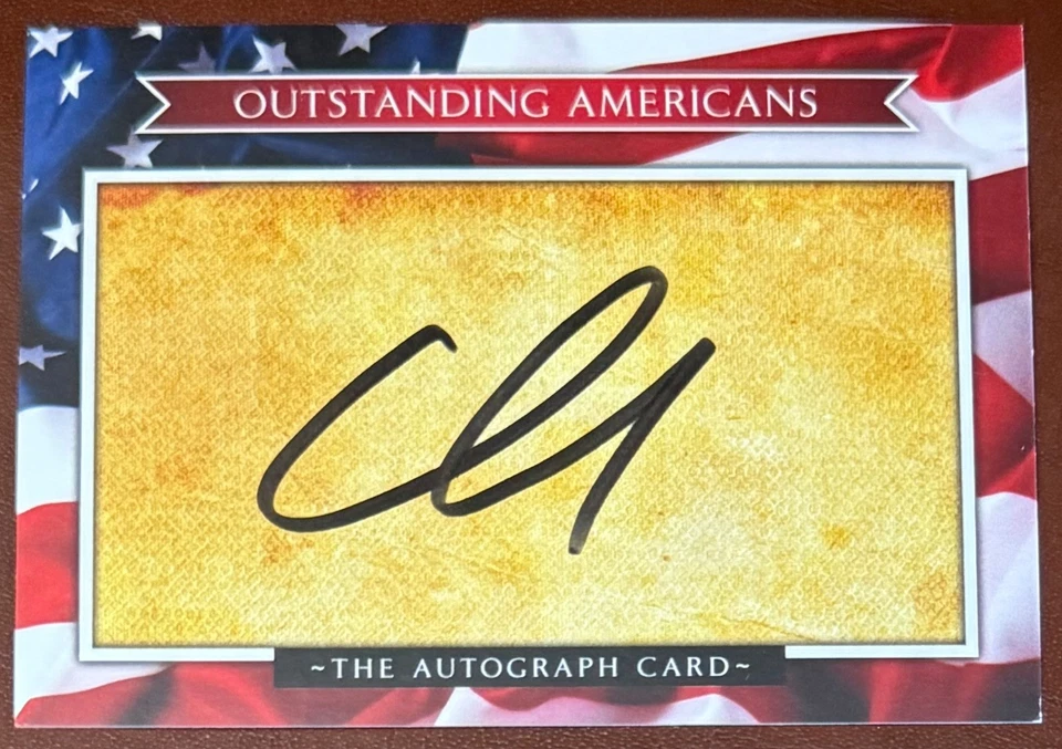 Charlie Kirk hand signed sports card Turning Point USA Republican Trump Aly - Image 1 of 1