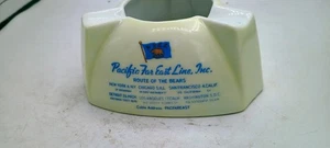 Cenicero retrato Pacific Far East Line PACIFIC BEAR China - hundido en 1967 - Imagen 1 de 9