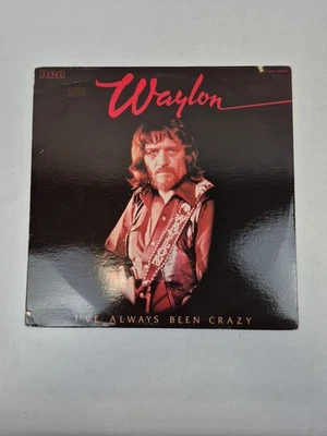 Waylon Jennings - I’ve Always Been Crazy Vinyl Record LP  14 Tracks VGC - Image 1 of 4