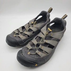 Keen Gallatin CNX Gray Athletic Trail Casual Fisherman Sandals Mens Size 8 - Picture 1 of 6