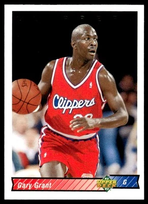 1992-93 Upper Deck Gary Grant Los Angeles Clippers #203 - Image 1 of 2