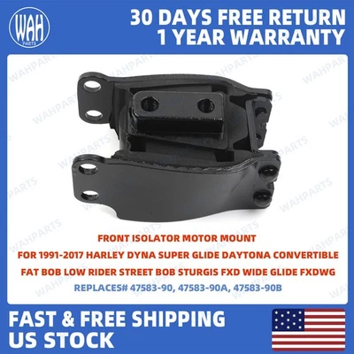 For 91-17 Harley Davidson DYNA FXD Front Motor Mount Engine Isolator 47583-90B Foto 1 de 4