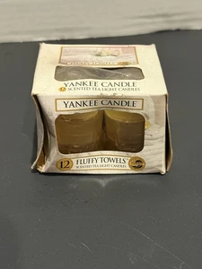 Yankee Candle ASCIUGAMANI SOFFICI Tea Lights SCATOLA da 12 ritirati VHTF - Foto 1 di 1