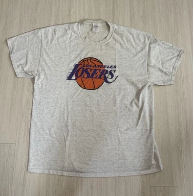 Vintage Los Angeles Losers Shirt XL Lakers Luka Doncic LeBron James Kobe Bryant - Image 1 of 4