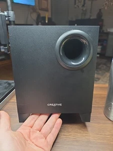 Creative Labs Subwoofer Multimédia PC/MAC A250, 100-240V, 50/60Hz en couleur noire - Photo 1/11