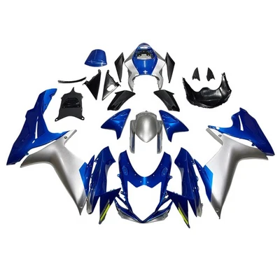 Kit de carenado azul plateado para carrocería ABS Suzuki GSXR600 GSXR750 2011-2023 K11 Foto 1 de 4