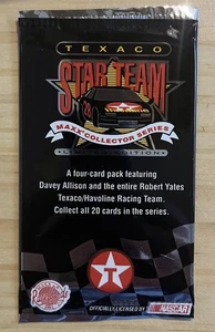 1992 Maxx Davey Allison Texaco Star Team Nascar Collector Card Pack Unopened - Picture 1 of 2
