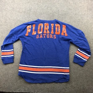 Florida Gators Shirt Womens Medium NCAA Football Long Sleeve Sequin * - Picture 1 of 12