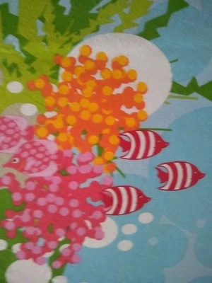 Ikea KORALL REV Under the Sea Twin Duvet Cover Ocean Fish Starfish Beach - Image 1 of 4