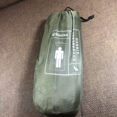 Colchón de aire inflable ligero para cama de mochilero Bikepacking por negros Foto 1 de 4