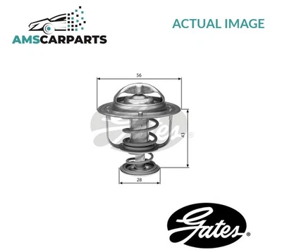 ENGINE COOLANT THERMOSTAT TH31271G1 GATES NEW OE REPLACEMENT - Image 1 of 4