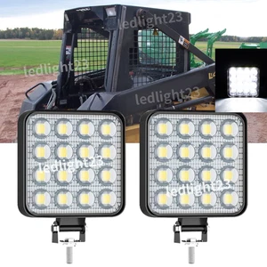 2X LED Work Light Fit New Holland Skid Steer LX465 LX485 LX565 LX665 LX865 LX885 - Picture 1 of 10