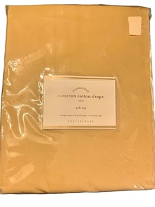 Pottery Barn Cameron Cotton Drape Pole Top Curtain 50x96 RIDEAU Beige/Straw READ - Picture 1 of 8