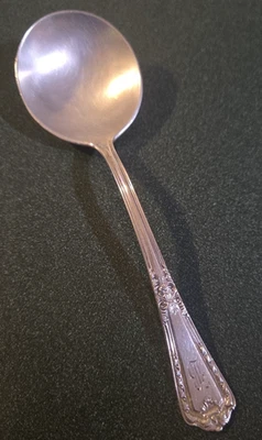 Colher de sopa de prata esterlina Reed & Barton Heritage 6" 32,18 gramas peso sucata - Imagem 1 de 4