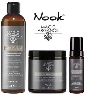 SHAMPOO MASCHERA MOUSSE MAGIC ARGAN WONDERFUL RICOSTRUZIONE CAPELLI DANNEGGIATI - Foto 1 di 6