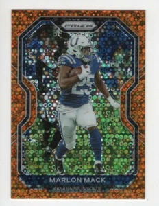 Panini Prizm Football Orange Disco Prizm 2020 Marlon Mack Indianapolis Colts #86 - Imagen 1 de 6