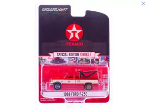 Ford F-250 Tow Truck 1988 Texaco Special Edition Greenlight 1/64 Diecast Model - Picture 1 of 3