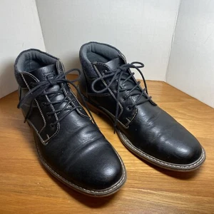 RYE By Hawker Rye Men’s Flat Dress Shoes Chukka Black Size 8 - Picture 1 of 12