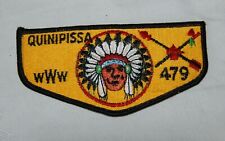 Boy Scout Order of the Arrow QUINIPISSA LODGE 479 Pocket Flap Patch 