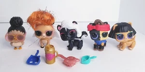 Lot of 5 LOL Surprise Pets Accessories Bottle Headband Shoes Glasses Scoops MGA - Picture 1 of 11