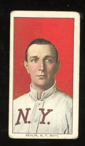 1909-11 T206 Baseball #128 Art Devlin GD - Picture 1 of 2