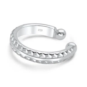 Bague d'oreille argent Chevrons - Imagen 1 de 1