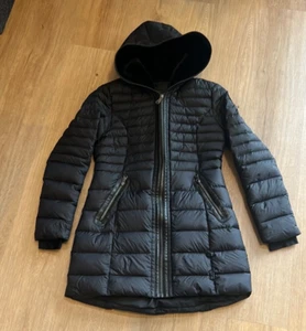 Pajar Canada Down Puffer Quilted Insulated Fox FurHood Parka Black Size Medium - Bild 1 von 17