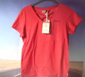 Women's Top Indian Motorcycles LG T Starlight Red Tee 286191406 Discontinued L4 - Picture 1 of 7