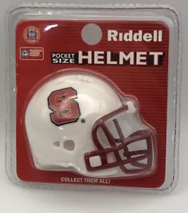 Casco profesional de bolsillo Ridell de fútbol americano estatal de Carolina del Norte NCAA - Imagen 1 de 2