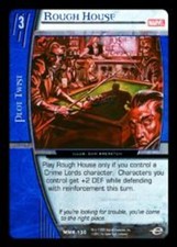 VS System: Rough House - Foil [Played] Marvel Knights TCG CCG Classic Marvel DC 