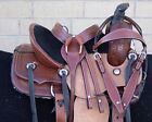 USED 13” KIDS YOUTH QUARTER HORSE WESTERN ROPING TRAIL RANCH WORK LEATHER SADDLE