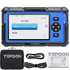 2025NEW💥TOPDON AD600S Car Diagnostic Auto OBD2 Scanner TPMS EPB SAS ABS SRS - Picture 1 of 19