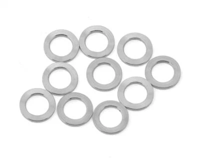 XRAY 3x4.7x0.5mm Aluminum Shim Set (Silver) (10) [XRA322591] - Image 1 of 2