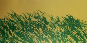 Mattia MORENI Das vergiftete Lager verrückt 1971 original signierte Lithographie - Bild 1 von 2