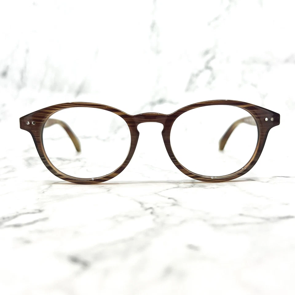 Timberland TB1538 Col.062 Anteojos Marrón Redondo Borde Completo Monturas 49-19-145 Foto 1 de 4