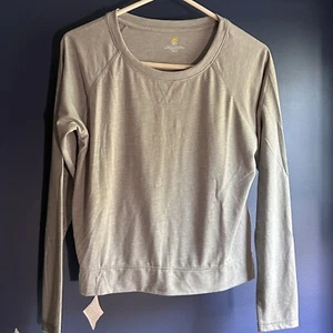 C&C California Medium Long Sleeve Athleisure Wear Gray Lightweight - Picture 1 of 4
