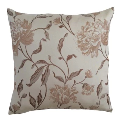 Satin Spiced Cider Chrysanthemum/Mum Flower Decorative Pillow Case/Cushion Cover - Image 1 of 4