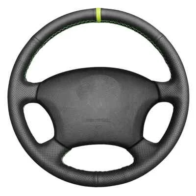 Artificial Leather Steering Wheel Cover for Toyota Land Cruiser Prado 120 Tacoma - Image 1 of 4