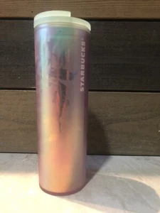 Starbucks 2022 schillernder rosa Meerjungfrau Meerjungfrau Becher Grande 16 Unzen mit Twist Deckel - Bild 1 von 2