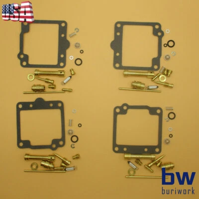 4set Carburetor Repair Rebuilt Kit For Suzuki GS650G GS650GL GS650 G / E / C - Imagem 1 de 4
