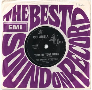 THE MASTER'S APPRENTICES - TURN UP YOUR RADIO Ultrarare 1970 OZ CLASSIC ROCK 7" - Picture 1 of 1