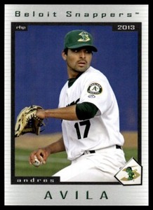 2013 Grandstand Beloit Snappers Andres Avila Beloit Snappers #NNO